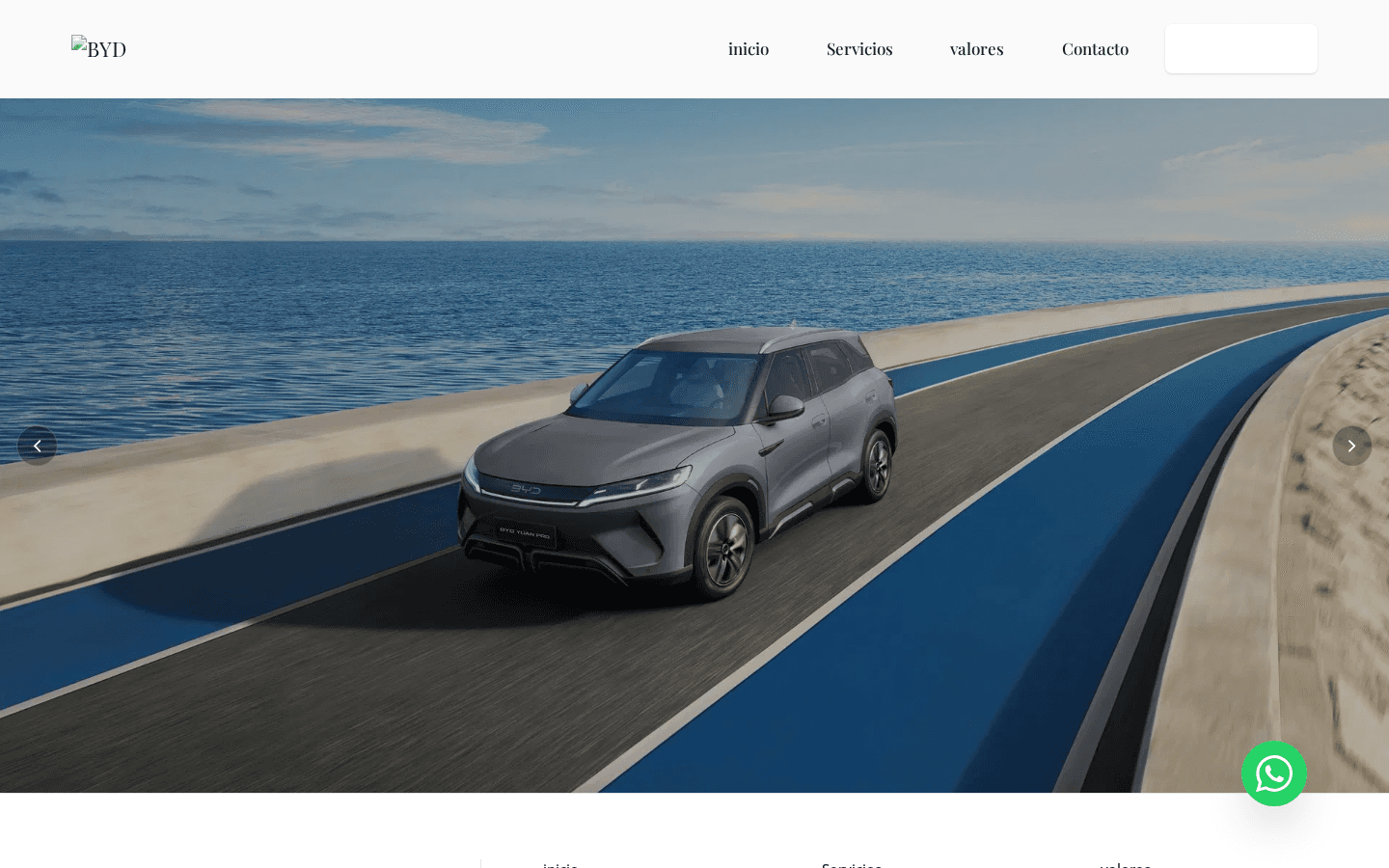BYD Landing Page